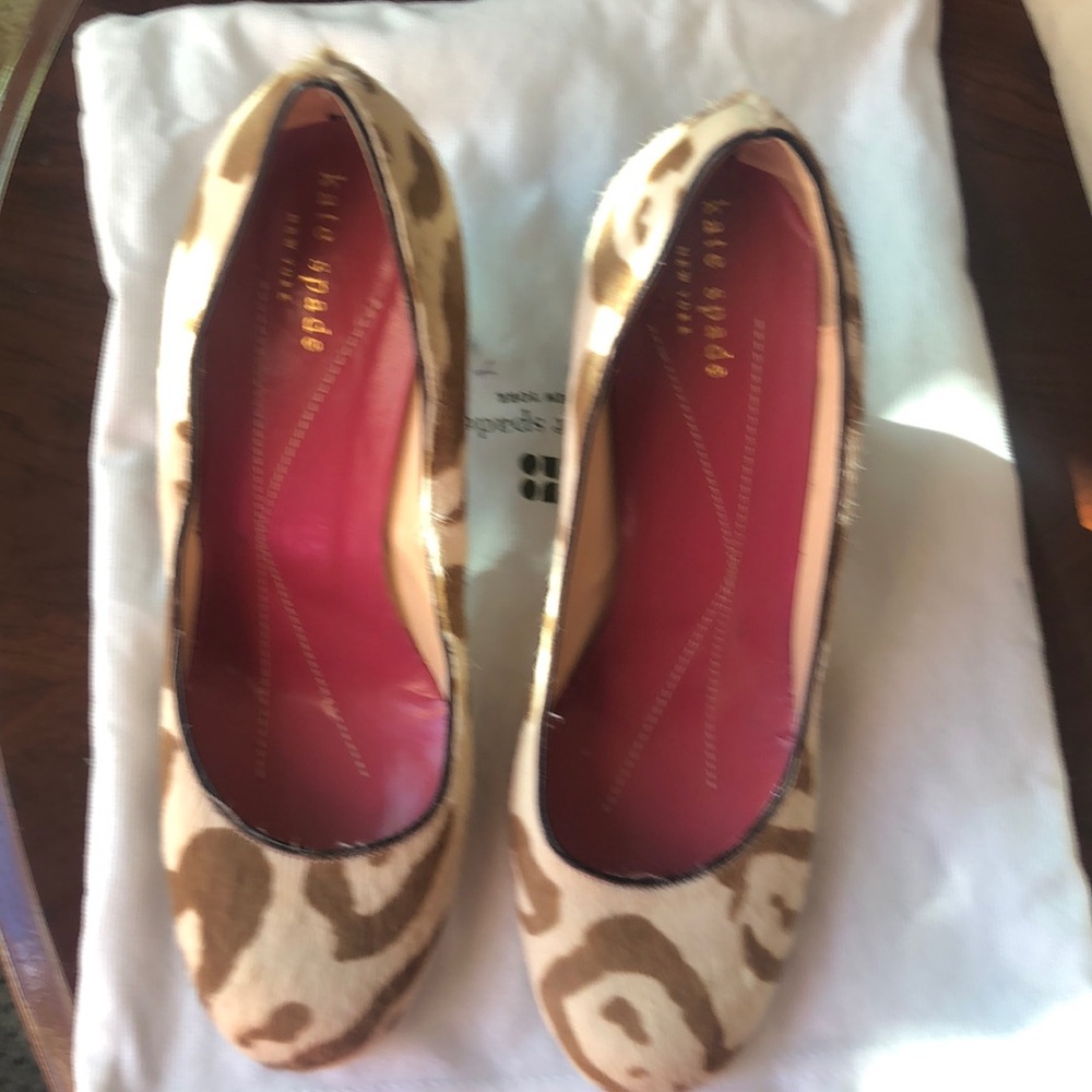 A Pair Of Calf Hair Shoes